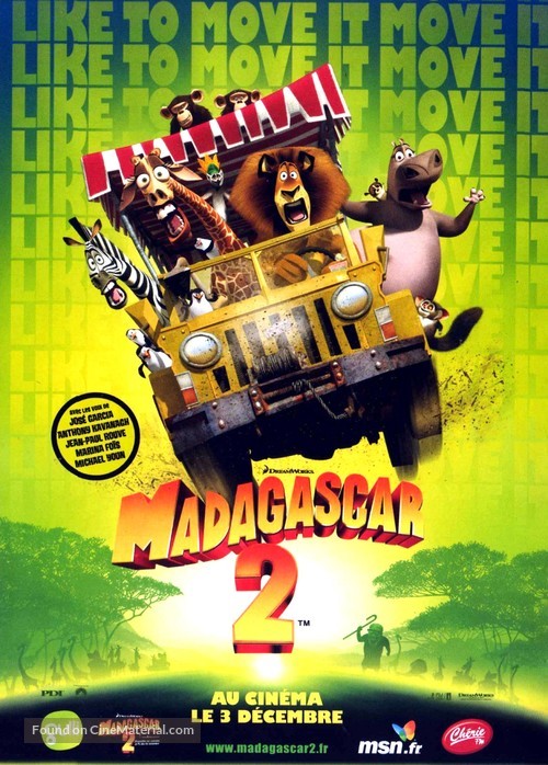 Madagascar: Escape 2 Africa - French Movie Poster