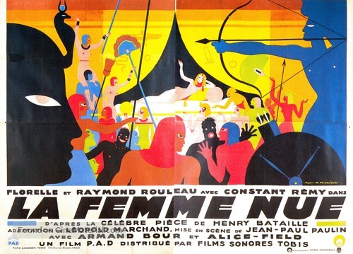 La femme nue - French Movie Poster