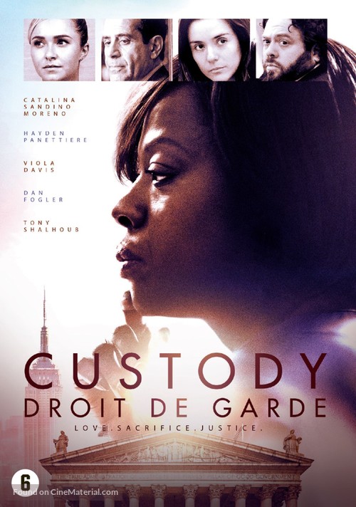 Custody (2016) Belgian dvd movie cover