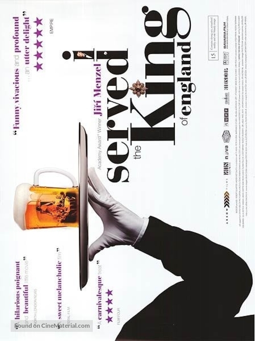 Obsluhoval jsem anglick&egrave;ho kr&aacute;le - British Movie Poster