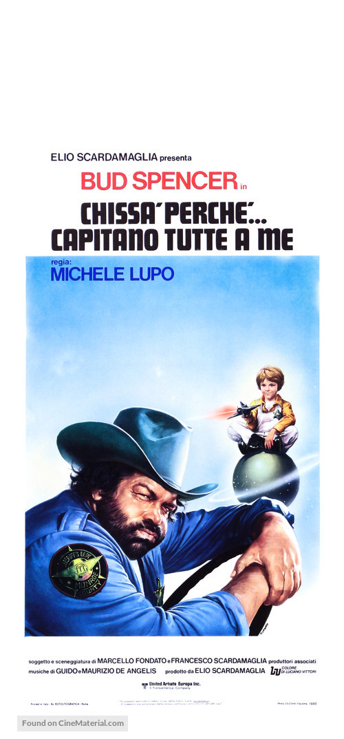 Chiss&agrave; perch&eacute;... capitano tutte a me - Italian Movie Poster