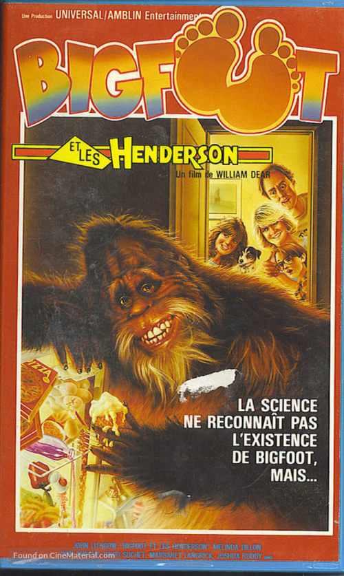 Harry and the Hendersons - French Movie Cover