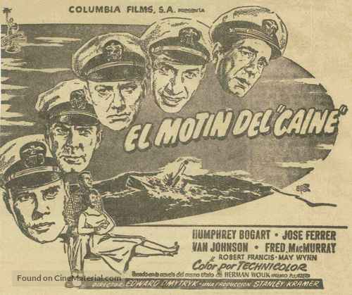 The Caine Mutiny - Spanish poster