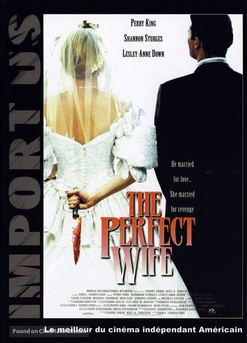 The Perfect Wife - French DVD movie cover