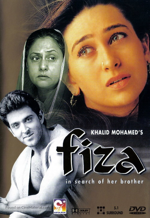 Fiza - Indian DVD movie cover