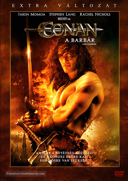 Conan the Barbarian - Hungarian DVD movie cover