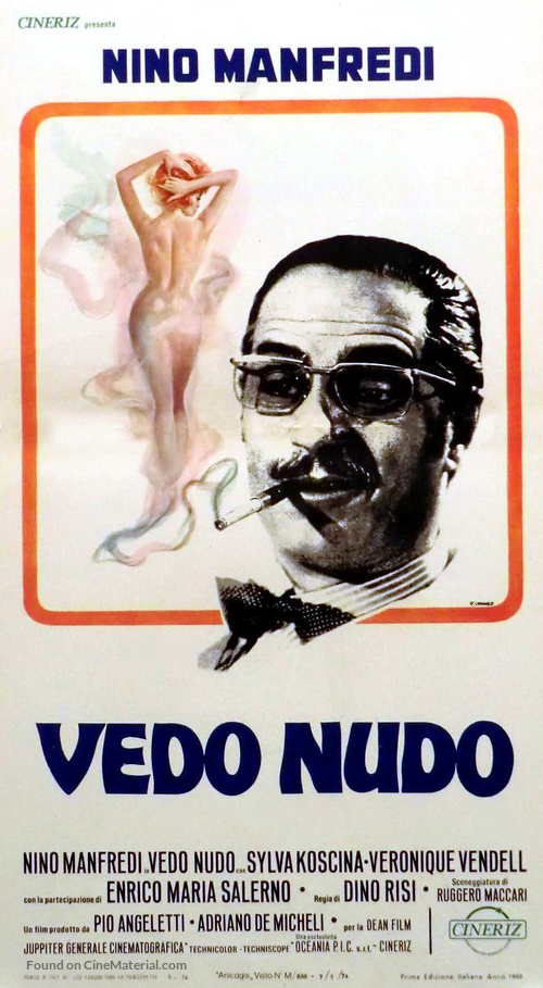 Vedo nudo - Italian Movie Poster