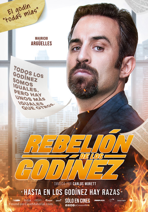 Rebeli&oacute;n de los God&iacute;nez - Mexican Movie Poster