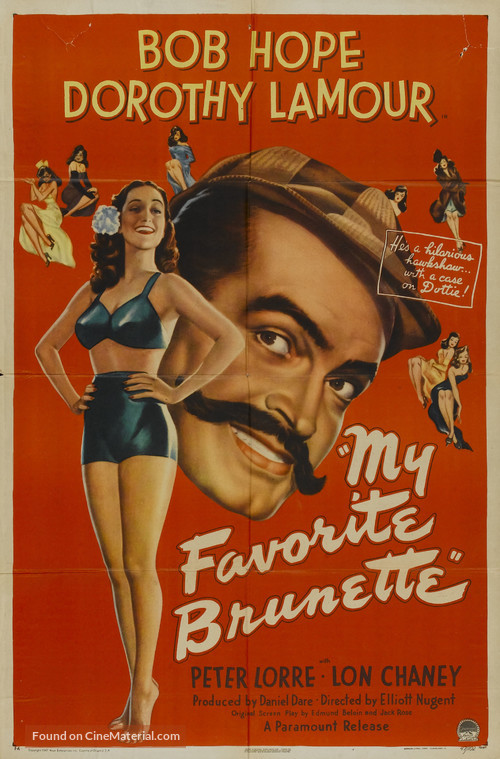 My Favorite Brunette - Movie Poster