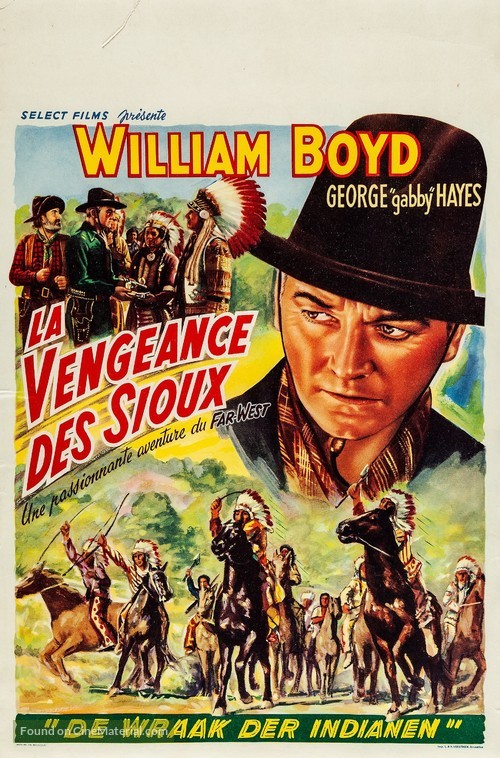 Hills of Old Wyoming - Belgian Movie Poster