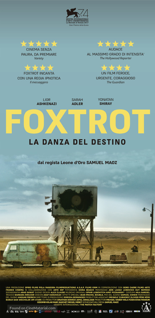 Foxtrot - Italian Movie Poster