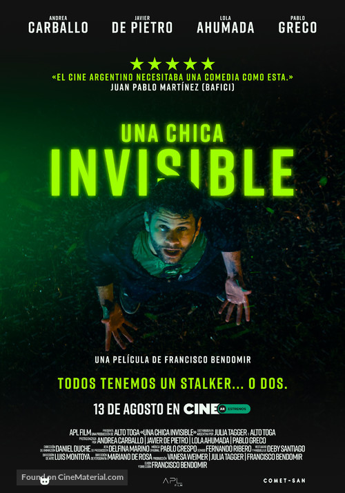 Una Chica Invisible - Argentinian Movie Poster