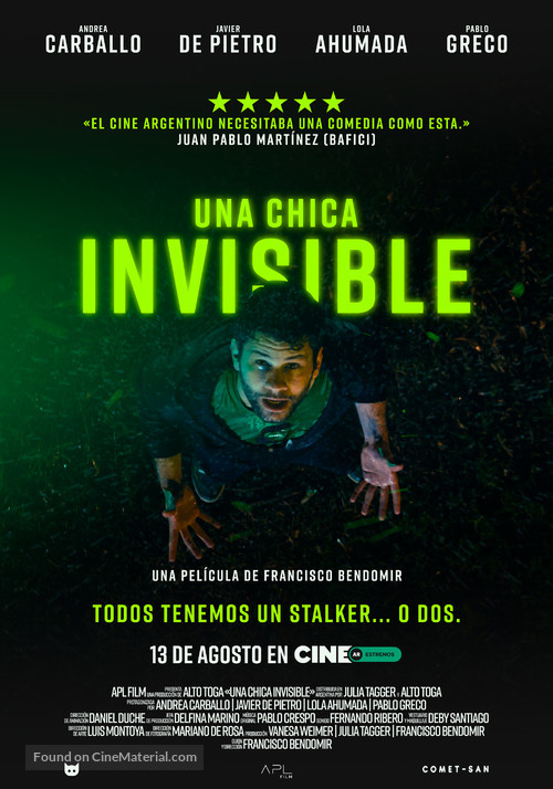 Una Chica Invisible - Argentinian Movie Poster