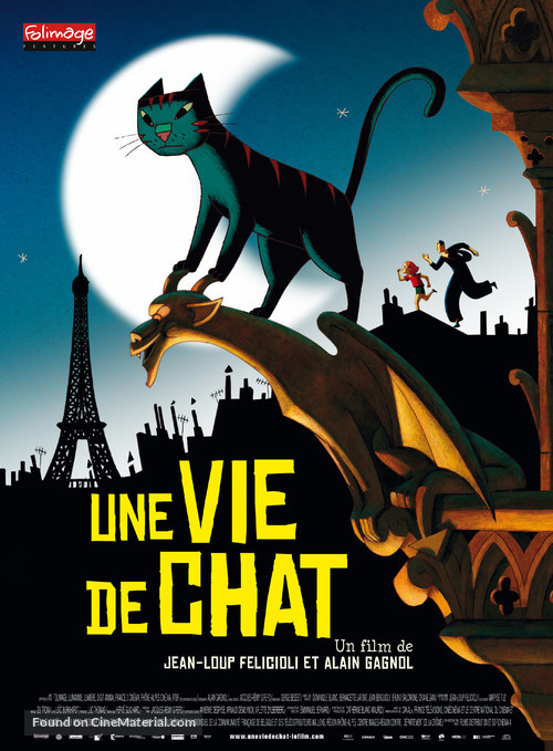 Une vie de chat - French Movie Poster
