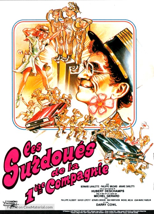 Les surdou&eacute;s de la premi&egrave;re compagnie - French Movie Poster