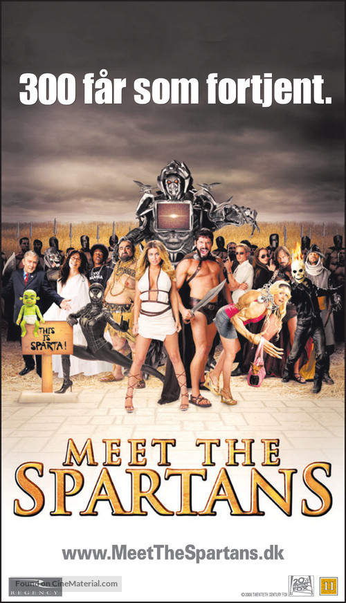 Meet the Spartans - Danish Movie Poster