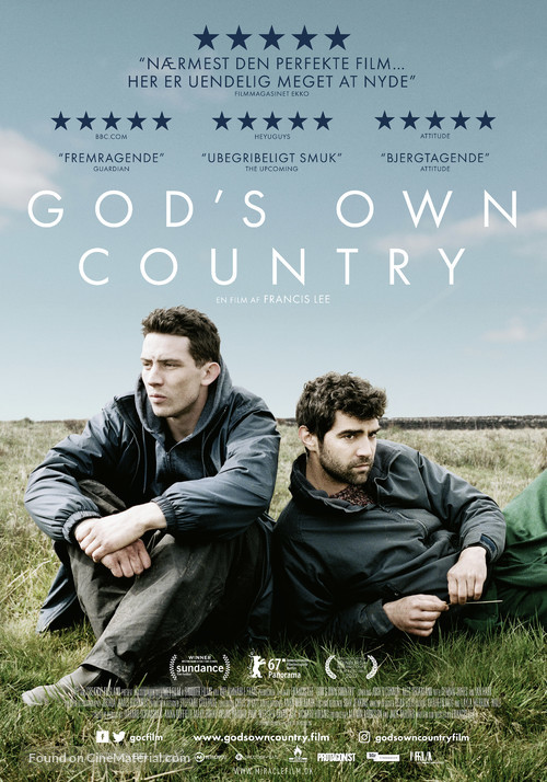 God&#039;s Own Country - Danish Movie Poster