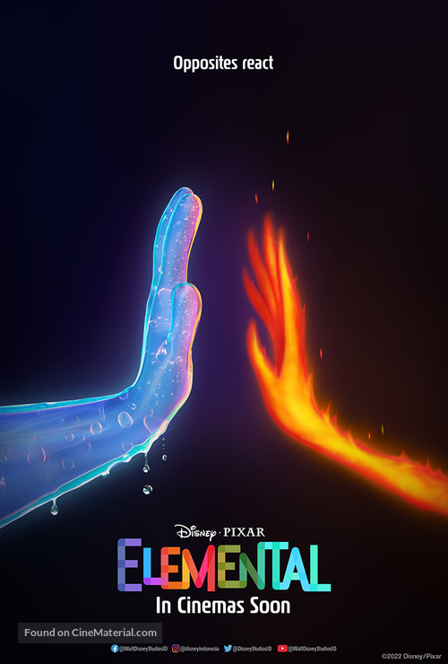 Elemental - Indonesian Movie Poster