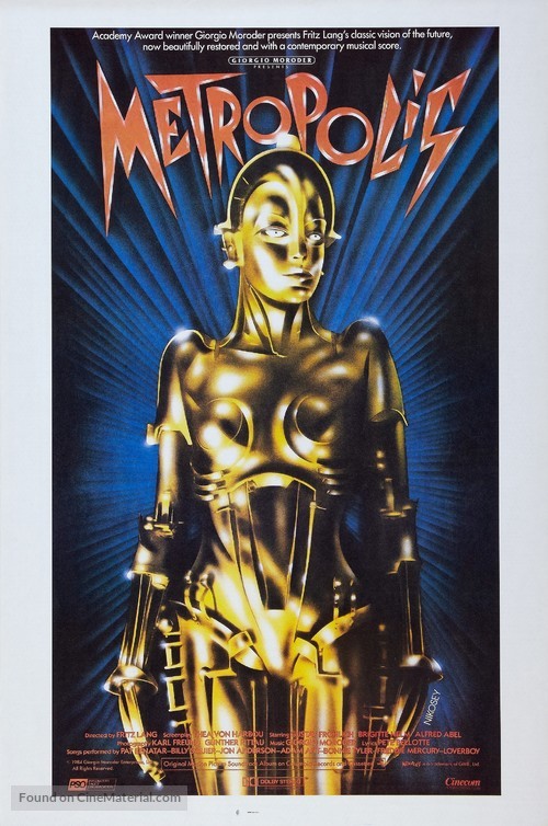 Metropolis - Re-release movie poster