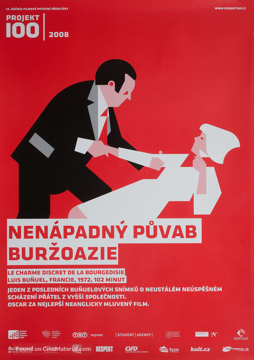 Le charme discret de la bourgeoisie - Czech Movie Poster