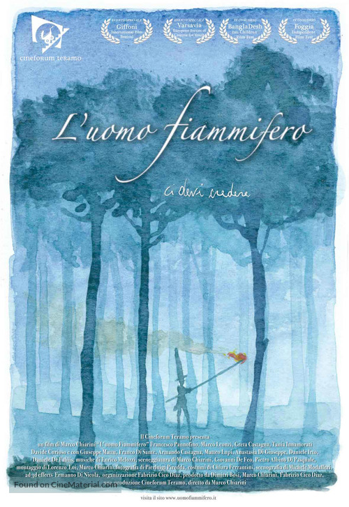 L&#039;uomo fiammifero - Italian Movie Poster