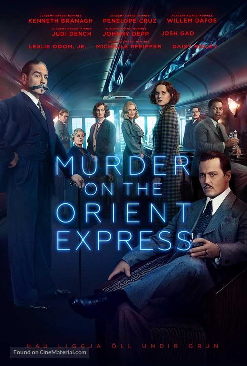 Murder on the Orient Express - Icelandic Movie Poster