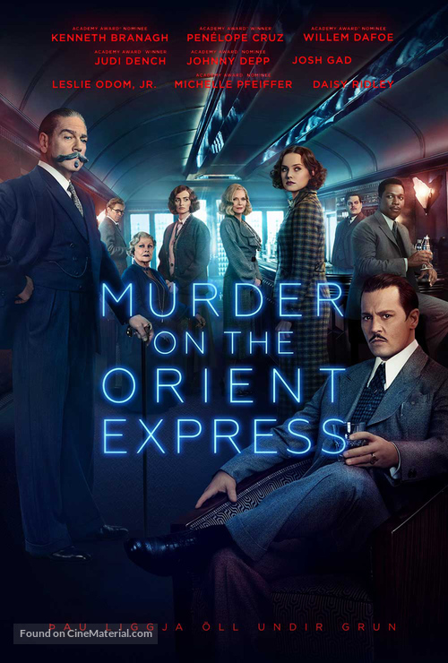 Murder on the Orient Express - Icelandic Movie Poster