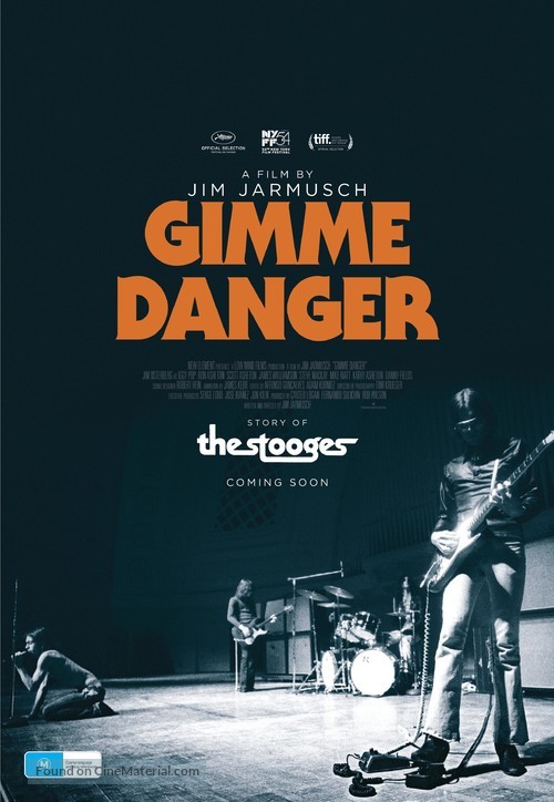 Gimme Danger - Australian Movie Poster
