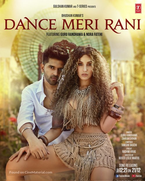 Guru Randhawa Ft Nora Fatehi: Dance Meri Rani - Indian Movie Poster