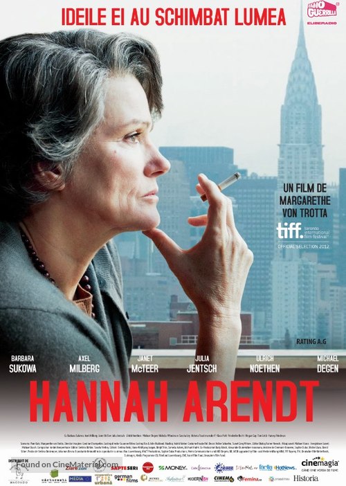 Hannah Arendt - Romanian Movie Poster