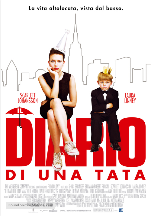 The Nanny Diaries - Italian Movie Poster