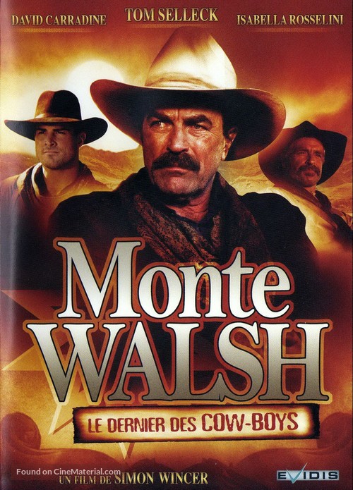 Monte Walsh - French DVD movie cover