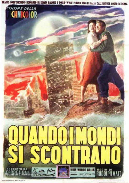 When Worlds Collide - Italian Movie Poster