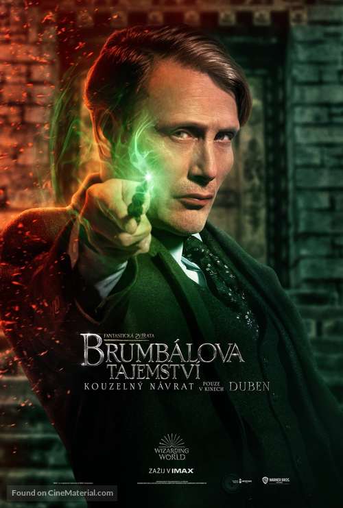 Fantastic Beasts: The Secrets of Dumbledore - Czech Movie Poster