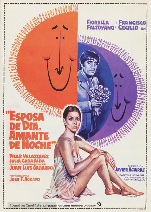 Esposa de d&iacute;a, amante de noche - Spanish Movie Poster
