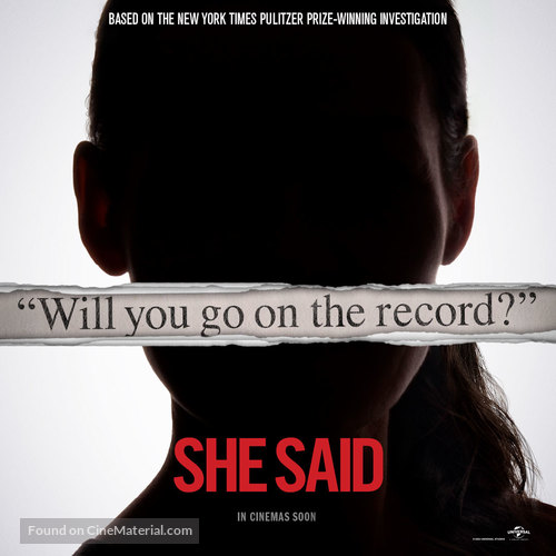 She Said - British Movie Poster