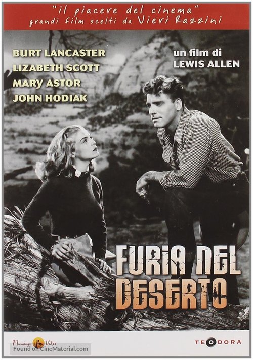 Desert Fury - Italian DVD movie cover