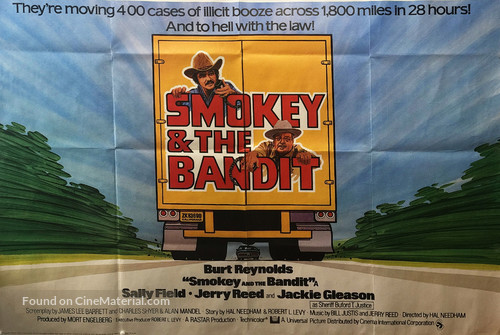 Smokey and the Bandit - British Movie Poster