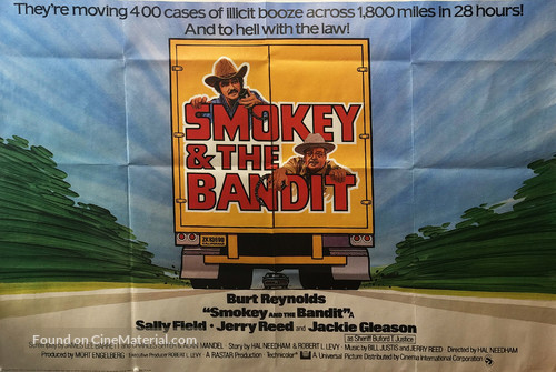 Smokey and the Bandit - British Movie Poster