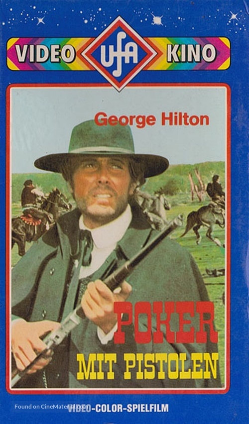 Un poker di pistole - German VHS movie cover