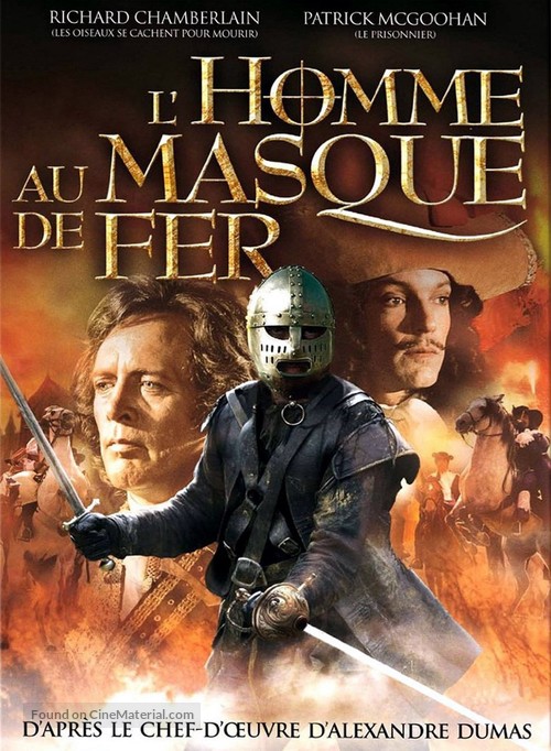 The Man in the Iron Mask - French DVD movie cover