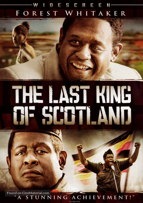 The Last King of Scotland - DVD movie cover