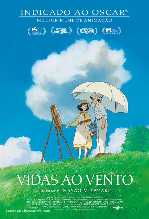 Kaze tachinu - Brazilian Movie Poster
