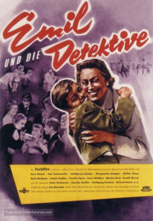 Emil und die Detektive - German Movie Poster