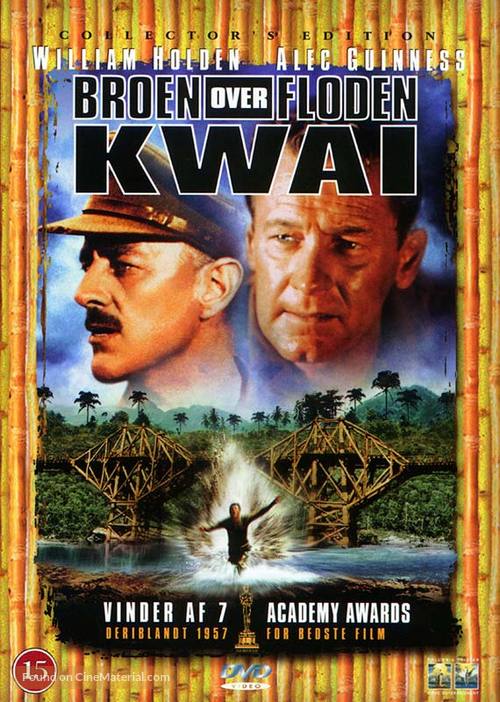 The Bridge on the River Kwai - Danish DVD movie cover