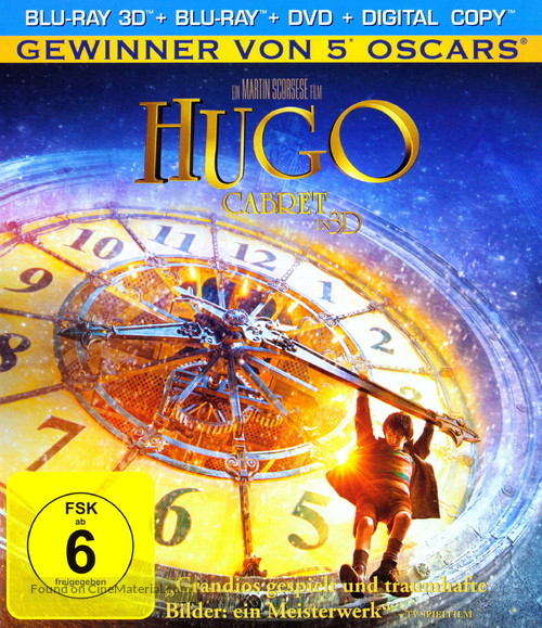 Hugo - German Blu-Ray movie cover