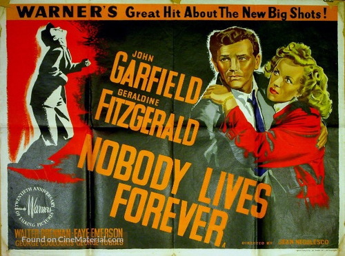 Nobody Lives Forever - British Movie Poster