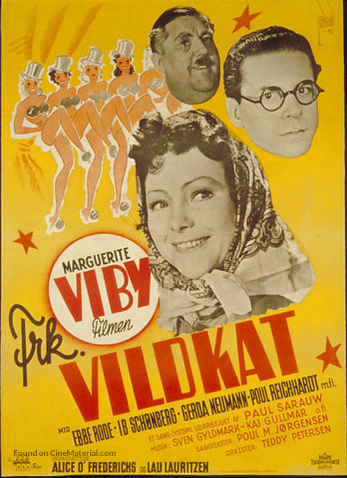 Frk. Vildkat - Danish Movie Poster