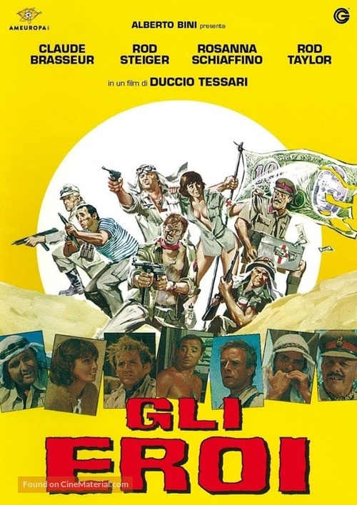 Gli eroi - Italian DVD movie cover