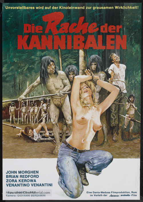 Cannibal ferox - German Movie Poster